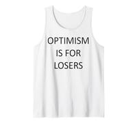 L'ottimismo è per i perdenti Divertente Canotta