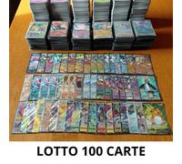 LOTTO 100 CARTE POKEMON ITALIANE - CON 3 SUPER RARE - EX | V | AR - IDEA REGALO