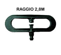 Lotto 100 Pezzi IRRITEC Spruzzatore a Farfalla Ø 3,5 Portata 250 L/h Raggio