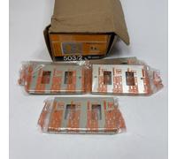 Lotto 10x BTICINO MAGIC 503 / 2 Moduli PLACCA 2P ALLUMINIO ANODIZZATO #15