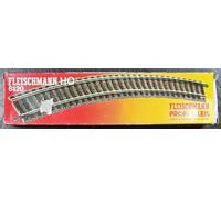 Lotto 10X Fleischmann Scala H0 6120 Rotaia Curva 36° Modello Di Treno Vintage