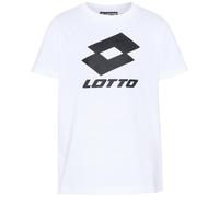 Lotto 1124002j T-Shirt, Regular Fit, Bianco, 146-152 Unisex-Bambini e Ragazzi