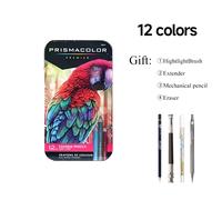 Lotto 12, 24, 36 matite color matita acquerello in pino con confezione da 4 r...