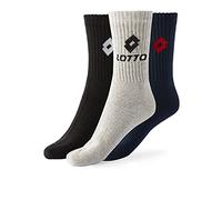 Lotto 12 Paia Calzini Tennis Uomo/Donna in Morbido Cotone traspirante, Certificati OEKO-TEX, Colori Assortiti, 39-42
