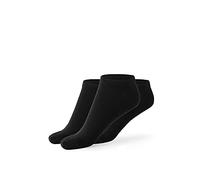 Lotto 12 Paia Calzini Uomo, Traspiranti e Leggeri, Pariscarpa in Morbido Cotone, Ideali per Running, Palestra, Fitness, Pilates, Certificati OEKO-TEX, Nero, 35-38