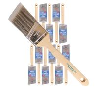 Lotto 12 pezzi 5,1 cm pennello ad angolo Sash Pro perfetto. Include 12 pennelli, ogni 5,1 cm. These are not Purdy spazzole ma il maggiore alternativa a un grande sconto.