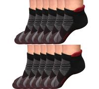 Lotto 12 Uomo Basso Taglio Caviglia Cotone Atletico Cuscino Sport Corsa Calze