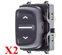 Pulsante Alzacristalli Anteriore Sinistro & Destra Per Dacia Logan II =