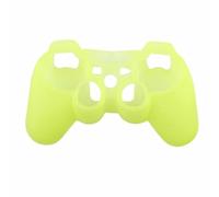 Lotto 2 Cover antiscivolo in morbido gel di silicone per controller PlayStation 4 PS4, accessori protettivi (giallo)