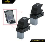 2 Controllo Interruttore Alzacristallo Vetro Anteriore Destro+Retro per Skoda