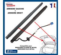 Lotto 2 Martinetto Cofano Posteriore Sinistro + Destra Previsto Mercedes Classe