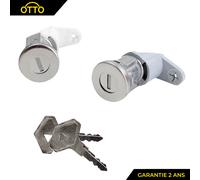 Lotto 2 Nottolini Serrature Porta Anteriore per Renault + 2 Chiavi = 7701470016