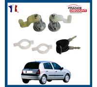 Lotto 2 Nottolini Serrature Porta Anteriore per Renault Clio 2 Idem 7701471219