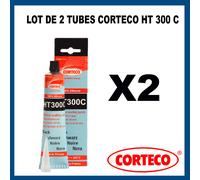 Lotto 2 Pasta Per Joint Silicone Nero per Carter Olio Marca CORTECO HT300C