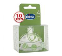 Lotto 20 Tettarelle Chicco Step Up 2 (10 Pacchi da 2 pz) 4m+ Flusso Veloce