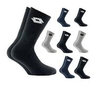 LOTTO 24 PAIA CALZA CORTA UOMO SPORT TENNIS SPUGNA COTONE BIANCO NERO GRIGIO BLU