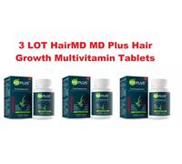 LOTTO 3 compresse multivitaminiche HairMD MD Plus Hair Growth (180 compresse ...