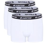 Lotto 3pack Men, Boxer Shorts Pantaloncino, Bianco, M Uomo