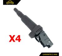 Lotto 4 Bobine d'Allumage a Crayon 3 Poli 3 Pin Nero Per BMW Serie 1 3 5 6