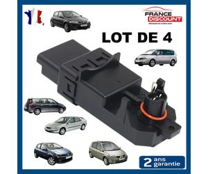 Lotto 4 Custodia Modulo Comfort Temic Tergicristallo Previsto Per Clio 3 Space 4