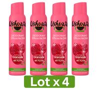 Lotto 4 Deodoranti Ushuaïa Grenade Di Azzorre Profumo Lunga Durata 4 X 200ml