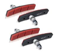 Lotto 4 pattini freno V-Brake 80 mm per bici pesanti e VAE XLC