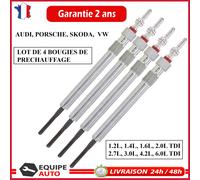 Lotto 4 Prechauffage Candela per Audi A4 A5 A6 A8 Q7 Q5 SQ7 2.7 3.0 4.2 Tdi