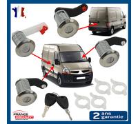 Kit Completo Serratura Cilindro Porta Fronte Retro Laterale per Master Movano