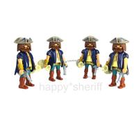 Lotto 4x personaggi pirati Playmobil con accessori ECONOMICO