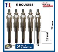 Lotto 5 Candele Di Spine per Mercedes Sprinter 209D 309D 310D 410D 409D