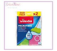 LOTTO 5 CONFEZIONI PANNO PAVIMENTI VILEDA MICROFIBRE COLORS DA 2 PZ. CADAUNA