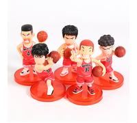 Lotto 5 Figurine SLAM DUNK Sakuragi Rukawa Akagi Mitsui Miyagi Basket Shohoku