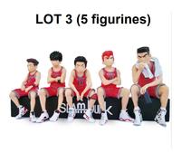 Lotto 5 figurine SLAM DUNK Sakuragi Rukawa Akagi Mitsui Miyagi basket Shohoku