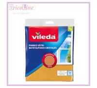 12pz Vileda Panno Vetri in microfibra per specchi/cristalli senza aloni 40x 36cm