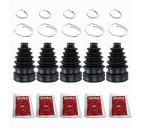 Lotto 5 Soffietti Cardanico Universale+Fascette+Grasso Di Montaggio Su Soffietto