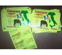 Lotto 50 Bustine Conoscere e Sapere Figurine sigillate ed. Gallo 1996