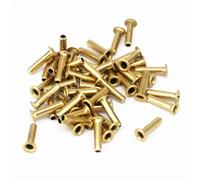 LOTTO 50 Raccordi for tubi flessibili con inserto di compressione in ottone da 6 mm, diametro interno del tubo