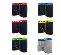 Lotto 6 Boxer Uomo in Cotone Elasticizzati Modelli Assortiti (4/M, LB1012)