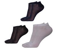 LOTTO 6 CALZE CORTE FANTASMINO UOMO DONNA SPORT ELEGANTE COTONE BLU NERO BIANCO