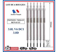 Lotto 6 Candela Candelette per Navara Pathfinder Laguna 3.0 V6 DCI 3.0L