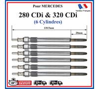 Lotto 6 Candele per Mercedes E320 CDI V6 E280 S320 280 320