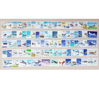 LOTTO 93 FIGURINE AEREI E MISSILI DA N° 1 A 93. ORIGINALI. EDIZIONI PANINI.