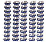 Lotto All'ingrosso 50 Pezzi Larghezza 6 Mm Moda Anelli di Umore Colorati Taglia