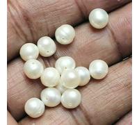 Lotto all'ingrosso di perle d'acqua dolce naturali rotonde da 6,5 mm sfuse co...