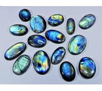 Lotto all'ingrosso di pietre preziose ovali cabochon sciolte naturali multi f...