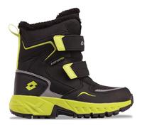 LOTTO Alstyne Tex K - Stivali semi-lunghi unisex per bambini, Nero lime, 27 EU