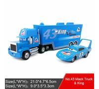 Lotto auto Disney Pixar Lightning McQueen camion 1:55 pressofuso auto regina