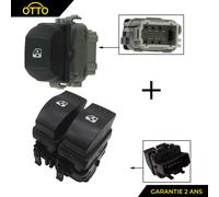 Lotto Bottoni Alzacristallo Anteriore Sinistro Destra per Espace IV Mégane II