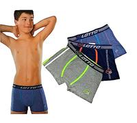 Lotto Boxer Ragazzo Offerta 3 E 6 Pezzi in Cotone, Bambino Teen (6 Pezzi 4227, 15-16 Anni)