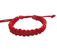Lotto - BRACCIALI regolabili GRANDI rossi a mano Kabbalah portafortuna gioielli
